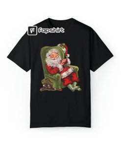 Retro Santa Claus shirt, vintage Christmas t-shirt,…