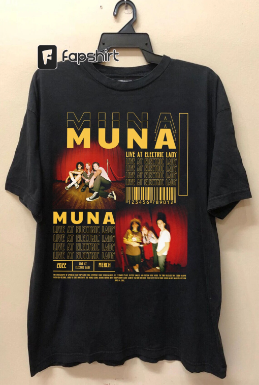 Comfort Color Live At Electric Lady, Muna Gift for fans, Muna 2023 tshirt, Life So Fun shirt , Muna concert Gift for men women unisex tshirt