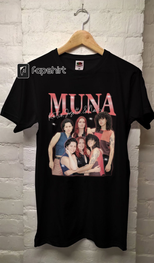 Muna Band Tee Shirt, Vintage Muna Tour 2023 Shirt, Muna Merch Unisex Tee Shirt, Lesbian Shirt, Muna Sweatshirt, Muna Concert 2023 Shirt