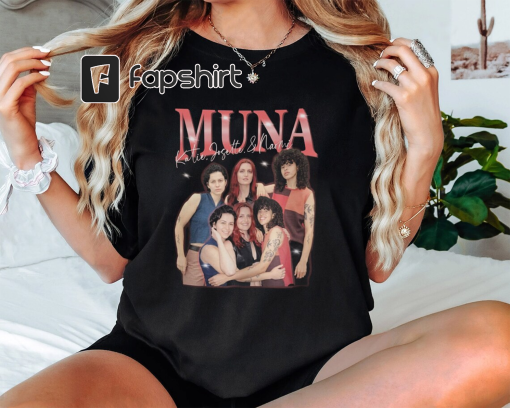 Muna Band Tee Shirt, Vintage Muna Tour 2023 Shirt, Muna Merch Unisex Tee Shirt, Lesbian Shirt, Muna Sweatshirt, Muna Concert 2023 Shirt