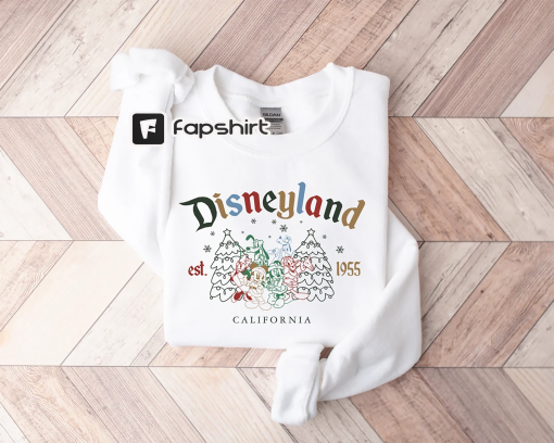 Christmas Disneyland Sweatshirt, Trendy Sweatshirt, Disneyland Sweatshirt, Unisex Sweatshirt, Christmas Sweatshirt, Christmas Gift