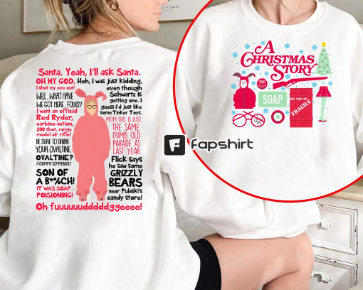 A Christmas Story Ralphie SweatShirt, Christmas Story Sweatshirt, Leg Lamp Christmas Shirt, Oh Fudge, Christmas Story Quote Shirt, Christmas