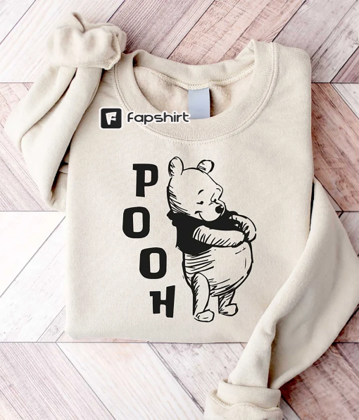 Winnie The Pooh Sweatshirt, Disney Pooh Sweatshirt, Winnie Pooh Sweater, Disney World Sweatshirt, Disney Friends Sweatshirt, Pooh Sweatshirt