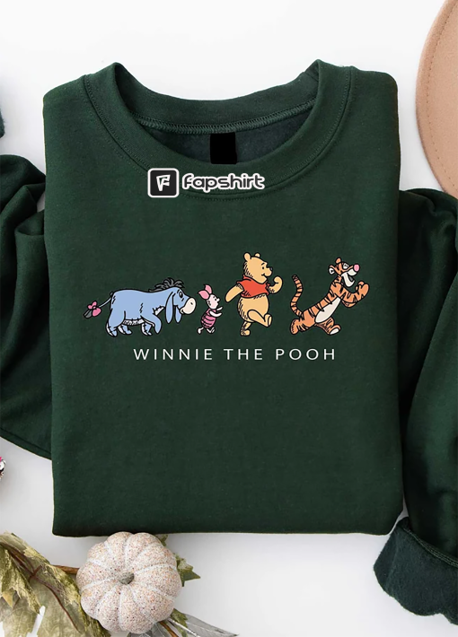 Winnie The Pooh And Friends Sweatshirt, Winnie The Pooh Sweatshirt, Pooh Bear Sweatshirt, Disneyworld Family Matching Sweatshirt