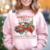 Vintage Christmas Snow Sweatshirt, Grinch Christmas Sweatshirt, Funny Christmas Shirt, Family Matching Holiday, Cute Christmas Shirt