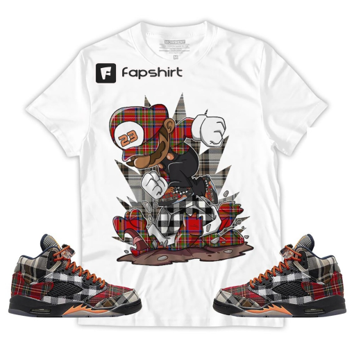 Super Power Unisex Shirt To Match Sneaker Plaid 5s Tee, AJ 5 Retro Plaid T-Shirt, Hoodie, Sweatshirt