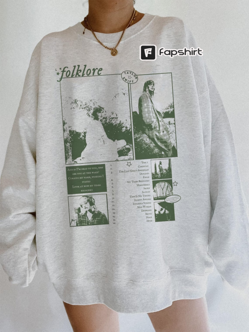 Folklore tracklist aesthetic Shirt, Vintage Folklore Album Shirt, Folklore Tracklist Shirt, The Eras Tour 2023 T-shirt, Swift’s Version