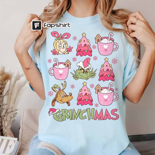 Merry Grinchmas Shirt, In My Grinchmas Era Sweatshirt, Pink Christmas Shirt, Grinchmas Sweatshirt, Retro Christmas Shirt, Christmas Gift