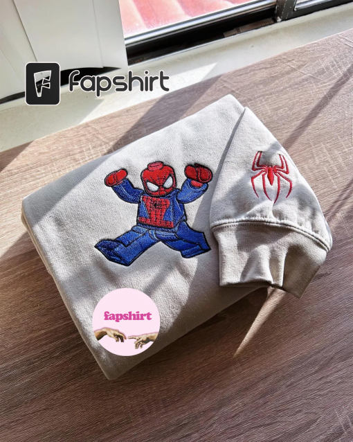 Miguel O’Hara, 2099, Spiderman Crewneck, Spiderman Sweat, Spiderman embroidered, Vintage, No Way, Birthday, Miles Morales, spiderverse,