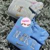 Mi.ck.ey & Mi.nn.ie Mo.use Christmas embroidered Crewneck sweatshirt sweater