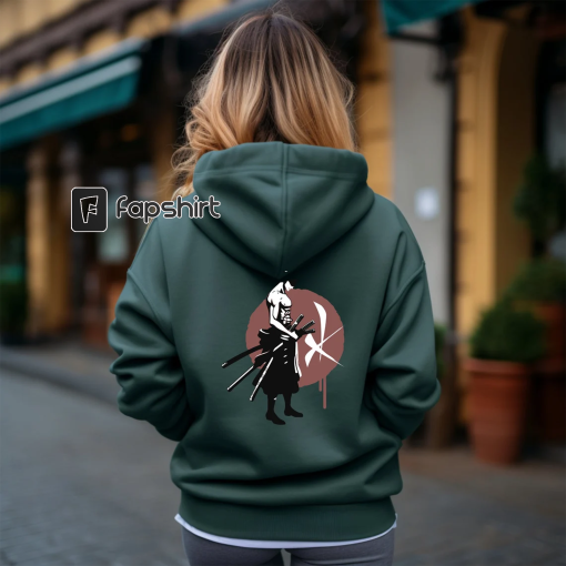 Pirate Sword Back Design Hoodies & Sweaters | Anime Inspired Apparel | Gifts for Him Her | Heavy Cotton Fall Outerwear | Quality Design