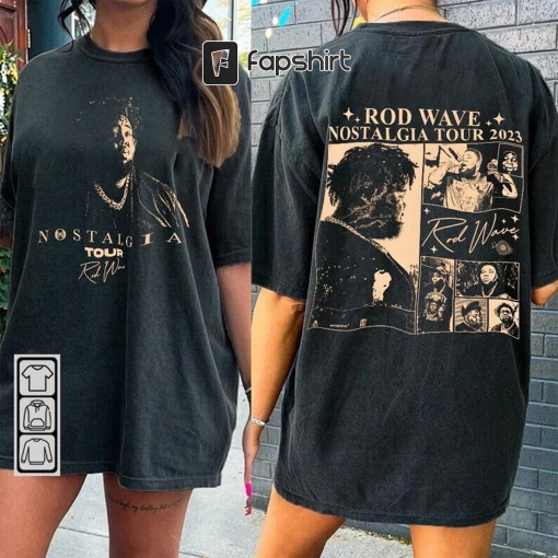 Rod Wave Nostalgia 90s Rap Music Shirt 2 Sides, Bootleg Vintage Unisex T-shirt