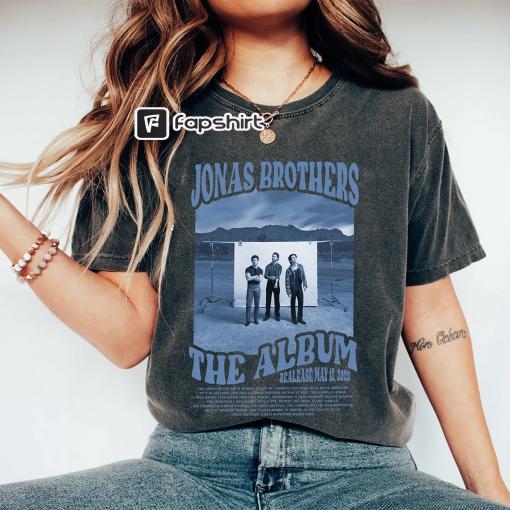 Vintage Jonas Brothers Comfort Color Tee, One Night Five Albums Shirt, Jonas Brothers 2023 Tour Shirt, Retro Jonas Brothers New Album Tee