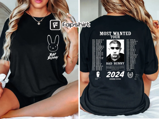 Bad Bunny Most Wanted Tour Shirt, Nadie Sabe lo que va pasar manana, Bad Bunny Shirt, Bad Bunny Concert Shirt, Bad Bunny Merch