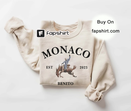 Retro Monaco Sweatshirt, Nadie Sabe lo que va pasar manana, Benito Sweatshirt, Gift For Fan, Bunny Sweatshirt, Music Shirt