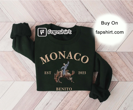 Retro Monaco Sweatshirt, Nadie Sabe lo que va pasar manana, Benito Sweatshirt, Gift For Fan, Bunny Sweatshirt, Music Shirt