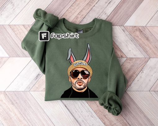 Funny Bad Bunny Shirt, Bad Bunny Concert Shirt, Bad Bunny Sweatshirt, Bad Bunny Gift Tshirt, Most Wanted Tour Shirt, Bad Bunny Sweater