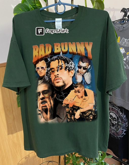 Bad Bunny Tee, Bad Bunny Fan Shirt, RAP Hip-hop T-shirt, Vintage shirt