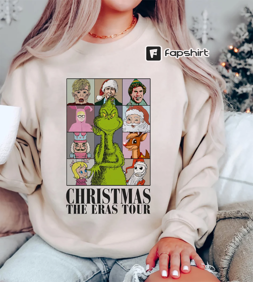 Christmas The Eras Tour Shirt, Vintage 90s Christmas Movie Shirt, Nightmare Before Christmas Shirt, Christmas Family Shirt, Merry Grinchmas