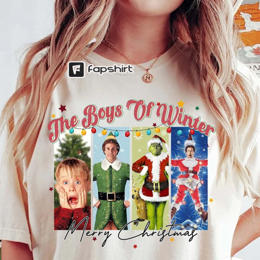 Christmas Movie Shirt, The Boys of Winter Shirt, Retro Holiday Christmas Sweatshirt, Home Alone Funny Shirt, Christmas Movie Character Shirt