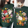 2-sided Vintage Mickey & Friend Christmas Tree Shirt, Disney Christmas Sweatshirt, Disney World Disneyland Christmas Shirt, Christmas Gift