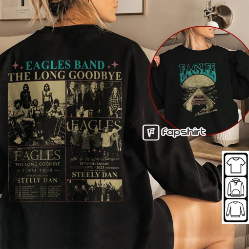 The Long Goodbye Final Tour 2023 Shirt, The Eagles Tour 2023 Shirt, The Eagles Band Fan Shirt, The Eagles Concert Shirt