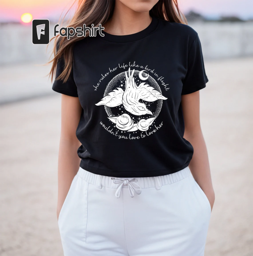 Bird In Flight Rhiannon Inspired Shirt, Rock Concert Tour 2023, Gift for Fan, Country Music concert shirt