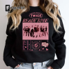 TWICE 5th World Tour READY TO BE North America Schedule Sweatshirt