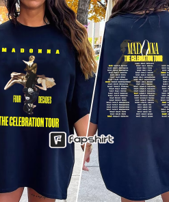 Madonna 2023-24 Celebration Tour Shirt, Madonna Graphic…