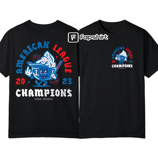 Texas Soft Serve American League champions unisex t-shirt, Rangers baseball shirt