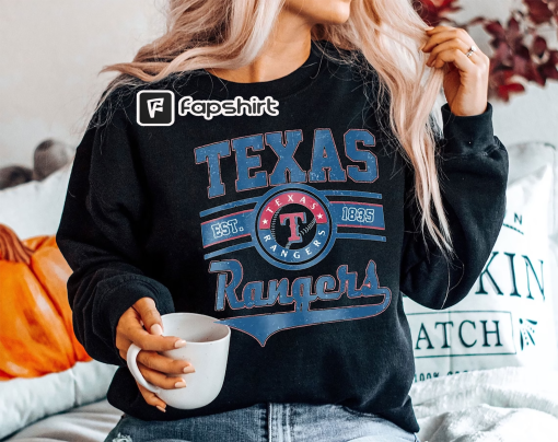 Texas Baseball Shirt, Ranger Baseball Sweatshirt, Vintage Baseball Fan Gift, Texa Baseball Tee, Texa Ranger T-shirt, Game Day Hoodie