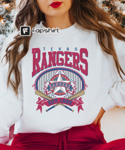 Vintage Texas Ranger Sweatshirt, Vintage Texas Baseball…