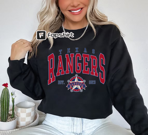 ALCS Champion 2023 , Texas Ranger Sweatshirt, Vintage Texas Baseball Crewneck Sweatshirt Shirt, Texas Baseball Sweatshirt, Ranger Shirt