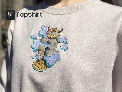 A.p.pa Av.atar Inspired Embroidered T-Shirt – Unique Cute Ap.pa Inspired Hoodie – Couple Matching Shirt, Embroidery Sweater