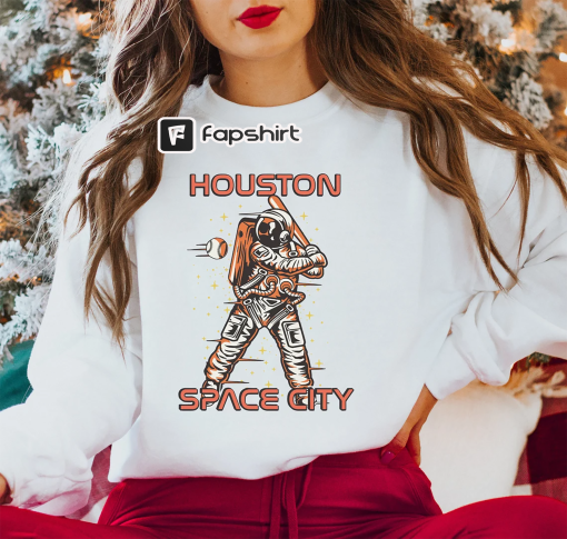 Houston Space City Sweatshirt, Astros Sweatshirt, Baseball Team Sweatshirt, Houston Baseball Sweatshirt