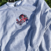 Superhero Embroidered Sweatshirt | Spider Sleeve | SpiderMan