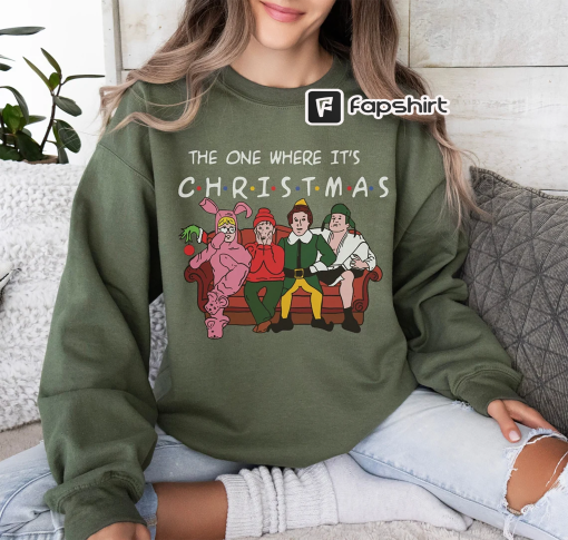 Christmas Movie Sweatshirt, Christmas Movies Characters Shirt, Christmas T-shirt, Vintage Movie Sweater, Winter Hoodie, Christmas Trip