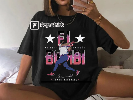 Adolis Garcia “El Bombi” Graphic Tee T-shirt, Texas Baseball Fan Graphic tee, Adolis Retro Shirt, Oversized Hoodie, Gift For Fan.