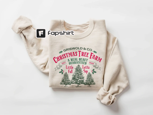 Griswold Christmas Tree Farm sweatshirt, Holiday sweatshirt, Christmas Party Sweatshirt, Christmas Vacation sweatshirt, iprintasty christma