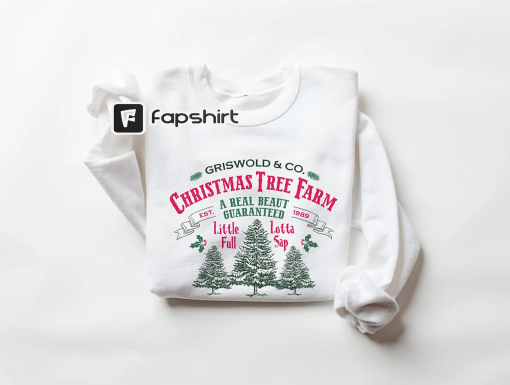 Griswold Christmas Tree Farm sweatshirt, Holiday sweatshirt, Christmas Party Sweatshirt, Christmas Vacation sweatshirt, iprintasty christma