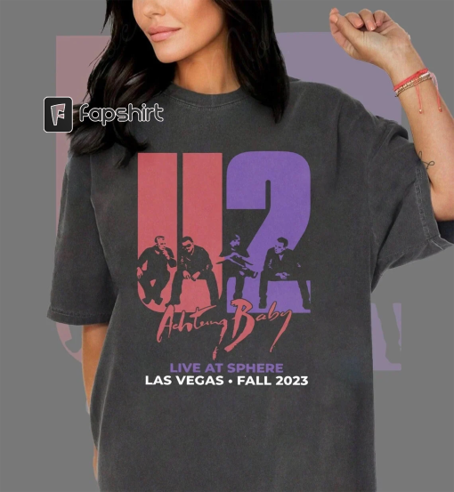 Las Vegas U2 Ultraviolet Sphere 2023, band concert, U2 Graphic music tshirt, U2 Graphic 2023 Gift for men women unisex shirt