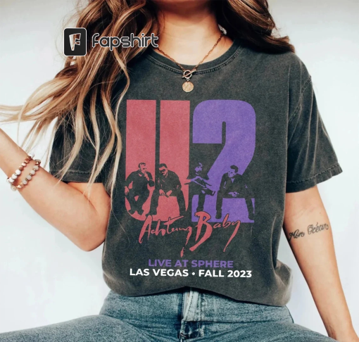 Las Vegas U2 Ultraviolet Sphere 2023, band concert, U2 Graphic music tshirt, U2 Graphic 2023 Gift for men women unisex shirt