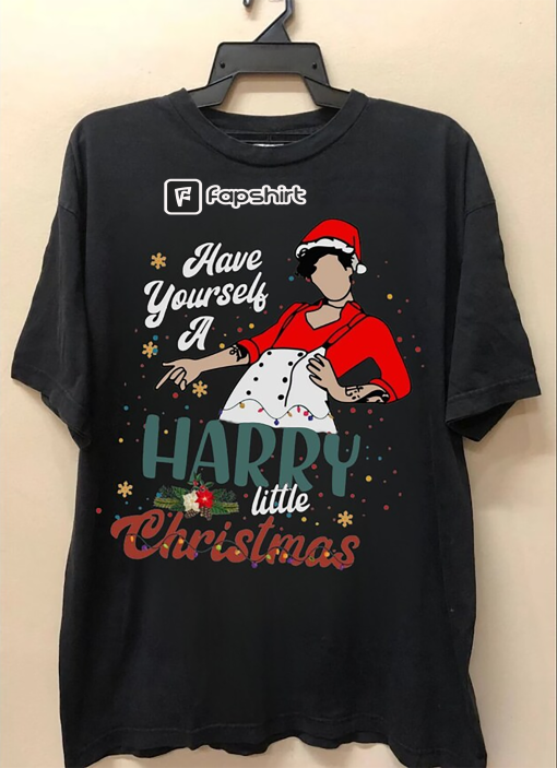 Have Yourself A Harry Little Christmas Shirt Harry Styles Merry Christmas Shirt Harry Xmas Fan Merch Love On Tour Shirt Harry Lover Gifts