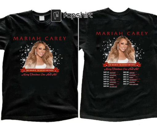 Mariah Carey Merry Christmas One and All Tour 2023 Shirt, Mariah Carey 2023 Tour Shirt, Mariah Carey Fan Shirt, Christmas 2023 Concert Shirt