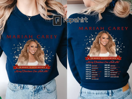 Mariah Carey Merry Christmas One and All Tour 2023 Shirt, Mariah Carey 2023 Tour Shirt, Mariah Carey Fan Shirt, Christmas 2023 Concert Shirt