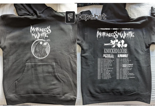 Scoring The End Of The World Tour 2023 T-Shirt, Motionless In White US Tour 2023 T-Shirt, Motionless In White Tour Shirt