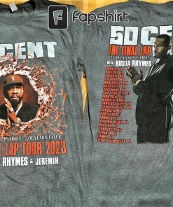 50Cent The Final Lap Tour 2023 TShirt,…