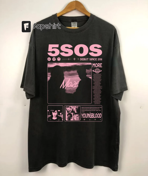 5 Seconds Of Summer Shirt, Fan Gift T-Shirt, Concert Music Gift, The Show T-Shirt, Take My Hand Tee, Pop Rock Band Merch, Music Concert