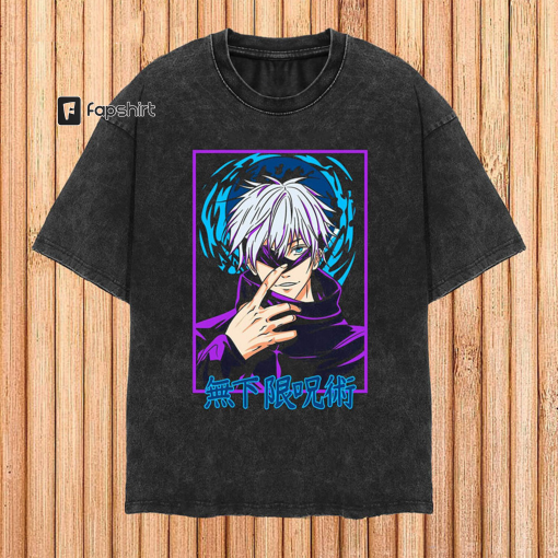 Satoru Gojo Tour Anime Shirt, Gojo Shirt, Anime Manga Shirt, Anime Lovers Shirt