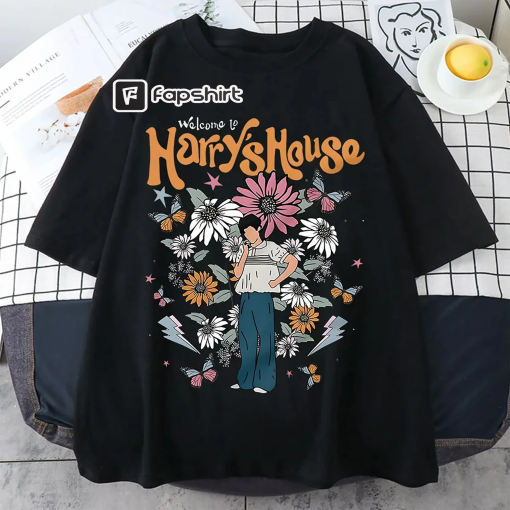 Harrys House Women T-shirts 100% Cotton Summer Manga Graphic Short Sleeve Tee Soft Originality Slice of Life Individualization